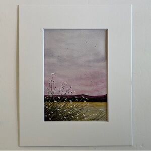 Original Watercolor/Gouache Landscape Painting by me (Shannon Perrie/Perrie…